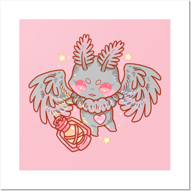 Kawaii Baby Mothman Wall Art by Jennwhale